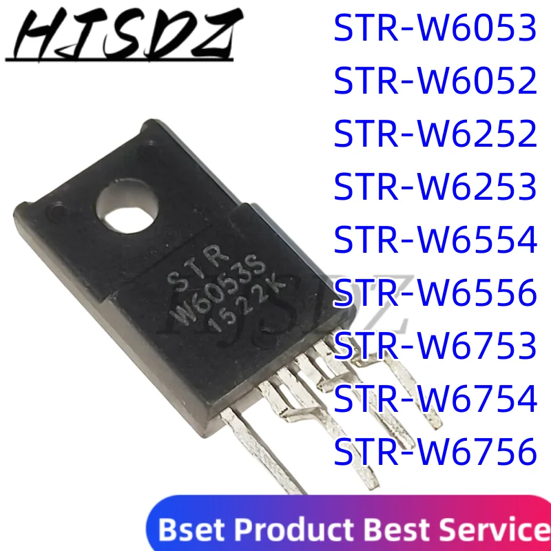 5PCS-LOT-Original-STR-W6053N-STR-W6053-TO220F-6-STRW6554-STRW6556 ...