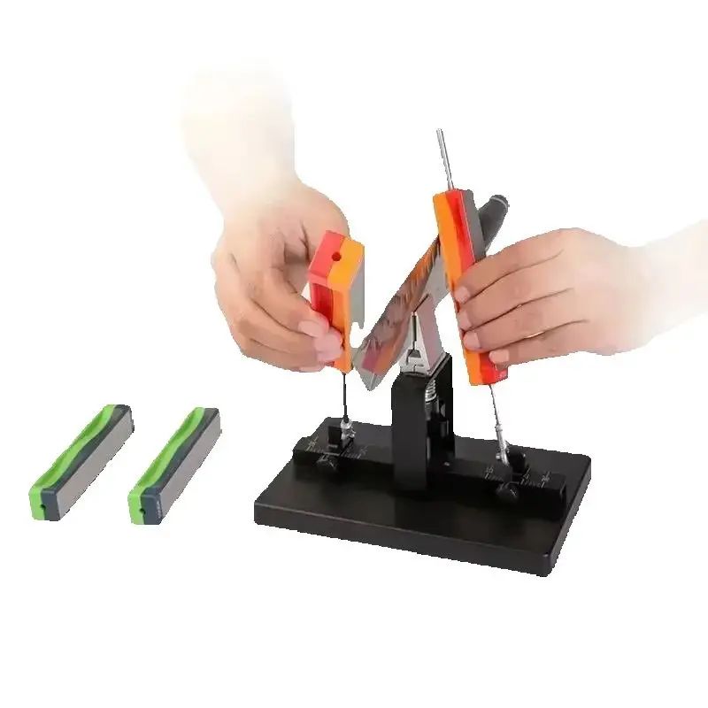 Precision Diamond Stick Knife Sharpener System - Multi-Grit Enhanced Kit
