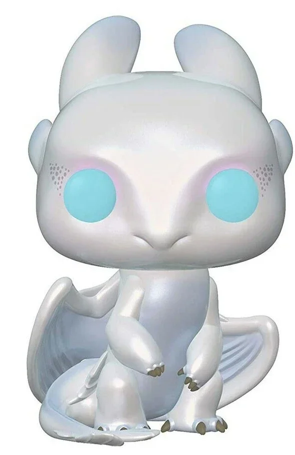 thumbnail image 1 of 2025 FUNKO POP Cómo domar al dragón 3 (http D3) LIGHT FURY #687 Toothless #686 #100 Modelo de juguetes para niños Regalo, 1 of 5