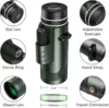 APEXEL Powerful 80X100 HD Monocular Telescope Long Range Zoom With Tripod Phone Clip For Outdoor Hunting Camping Tourism 5