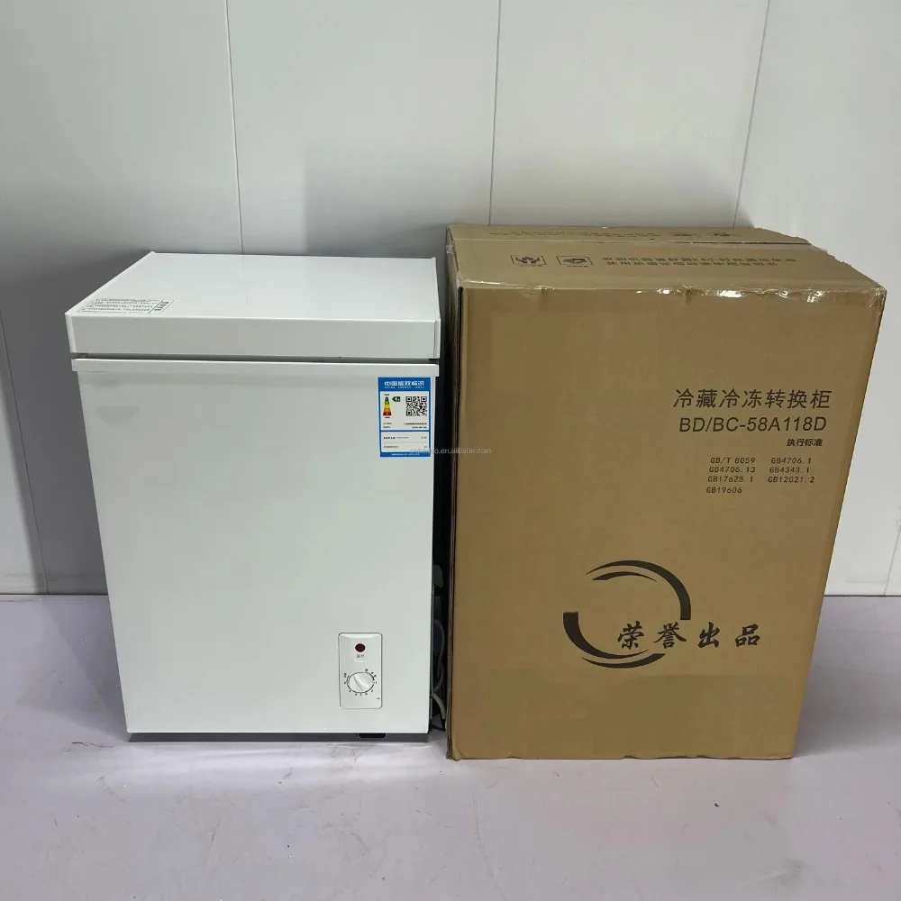 Fridge Freezer Portable Ice Cream Machine Deep Chest Freezers for Home