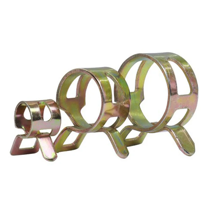 Fuel Spring Clip Vacuum Silicon Hose Clamp 1-10pcs 4mm-46mm for choose Autos Fuel Oil Water Hose Pipe Tube