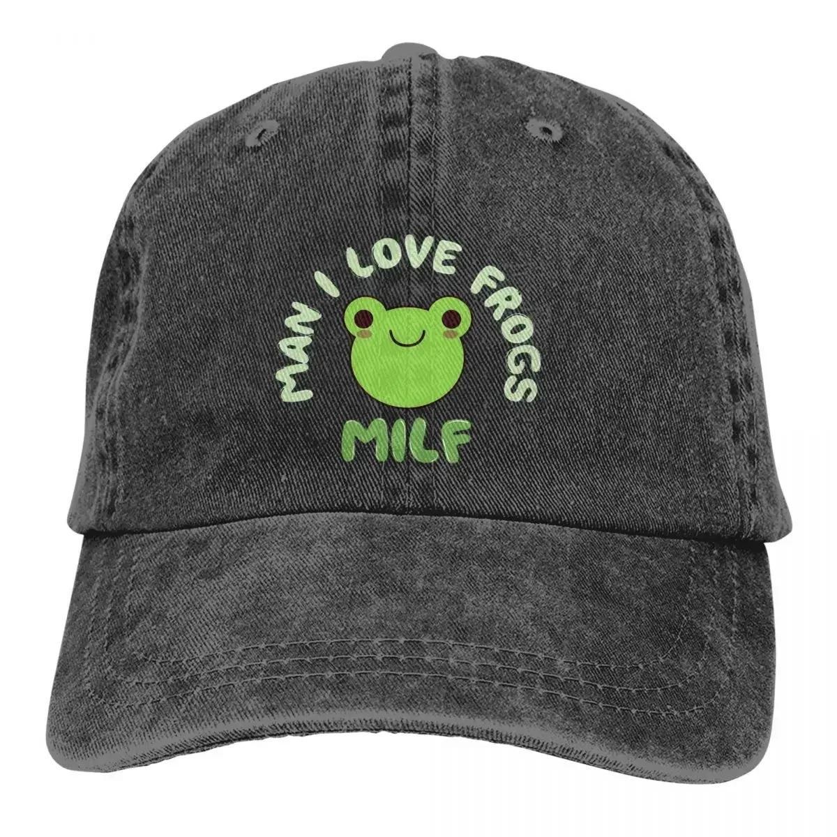 

Summer Cap Sun Visor Man I Love Frogs Hip Hop Caps MILF MEME ART Cowboy Hat Peaked Trucker Dad Hats