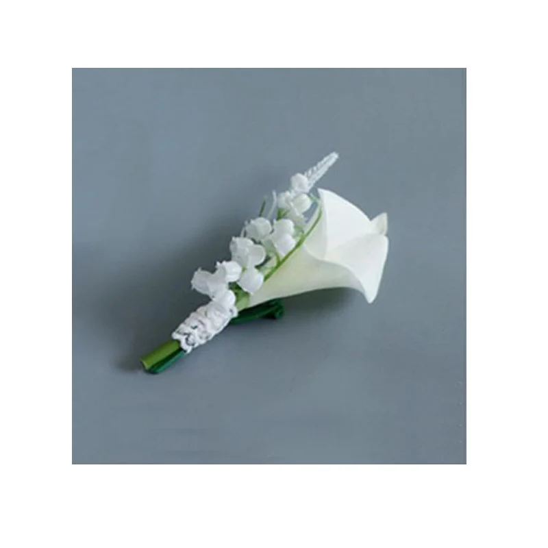 High-end simulation royal lily of the valley bouquet bride wedding calla flower bouquet Bridesmaid Bridal Party wedding bouquets,wedding flower decoration