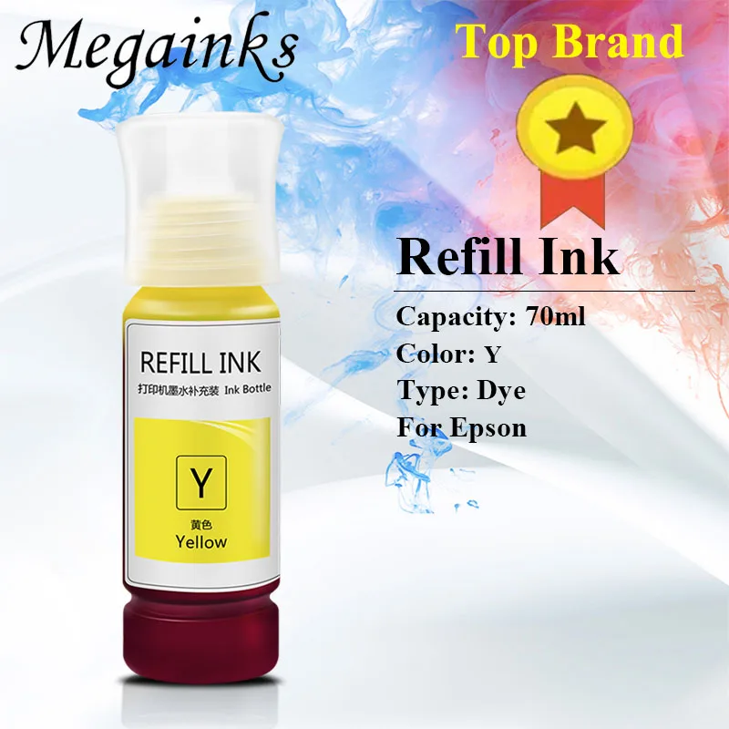 003 115 T502 T544 ET Refill Dye Ink for Epson L3110 L3100 L3101 L3150 L5190 L8160 L8180 ET-8500 ET-8550 Printer 004 T522 Series dye ink kit ink refill kit dye ink refill inkjet printer ink ink cartridge refill kit ink refill