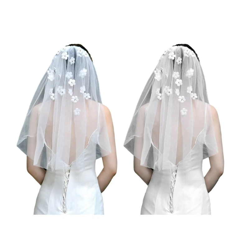 

Elegant Bridal Veil Bride To Be Gift, Bridal Shower, Wedding Sheer Veil