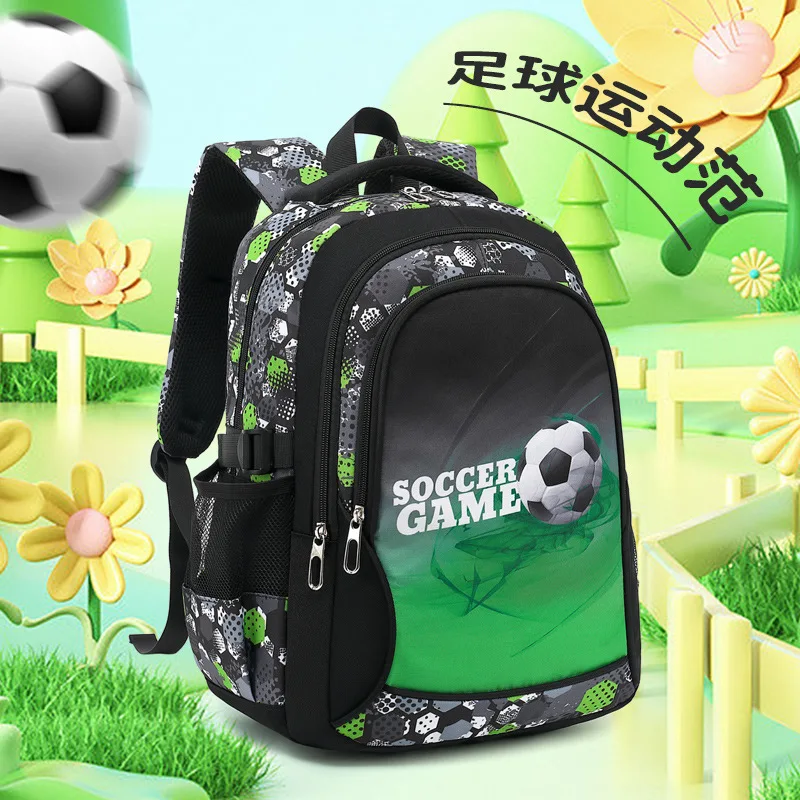 

The New Large-capacity Waterproof Backpack for Elementary and Junior High School Students Reduces The Burden on Boys