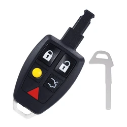 Premium 5 - Button Remote Key Shell Case Fob Cover for B