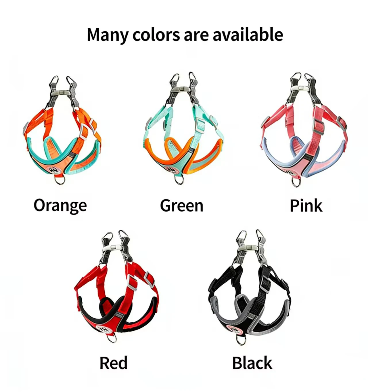 Adjustable Dog Harness and Leash Set - Breathable Pet Walking Accessory