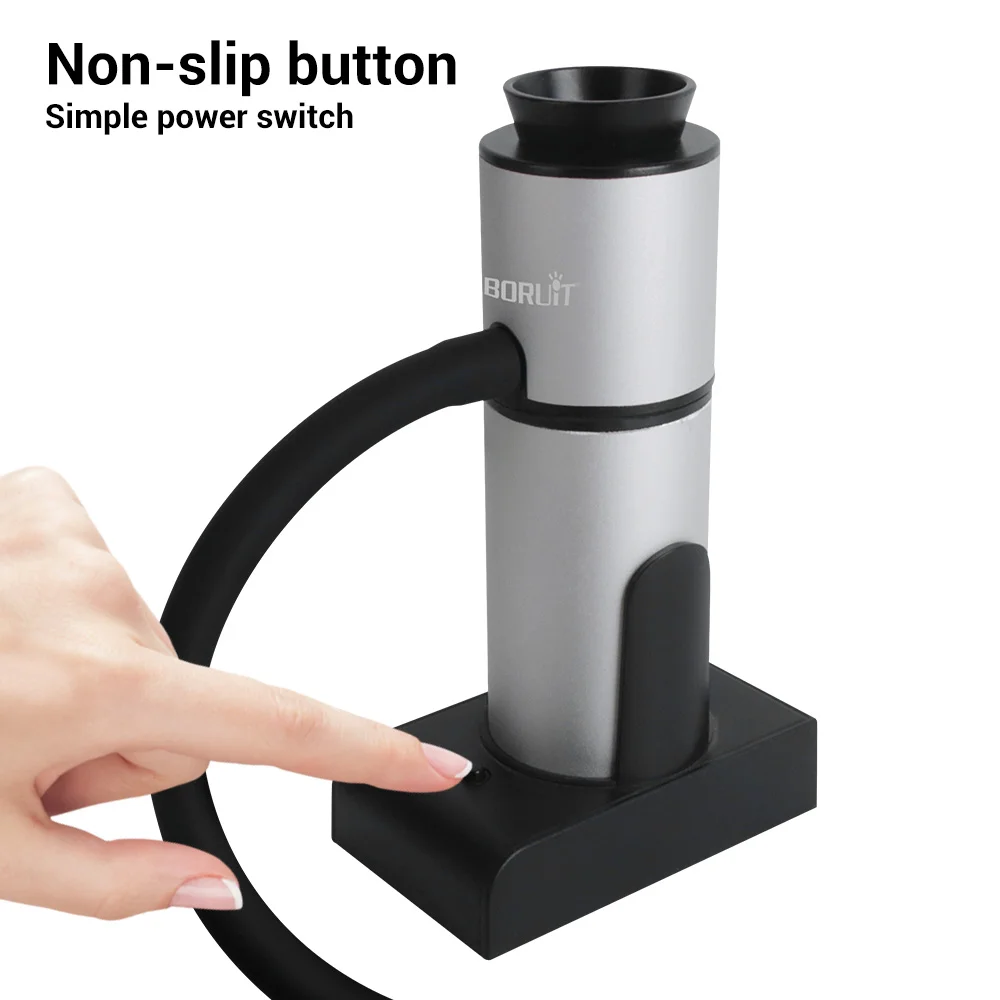 Description Picture 6 of itemBORUiT SK306 Smoking Gun Portable Molecular Cuisine Machine Food Smoke Infuser Meat Burn Bar Smokehouse Cook Smoke Generator