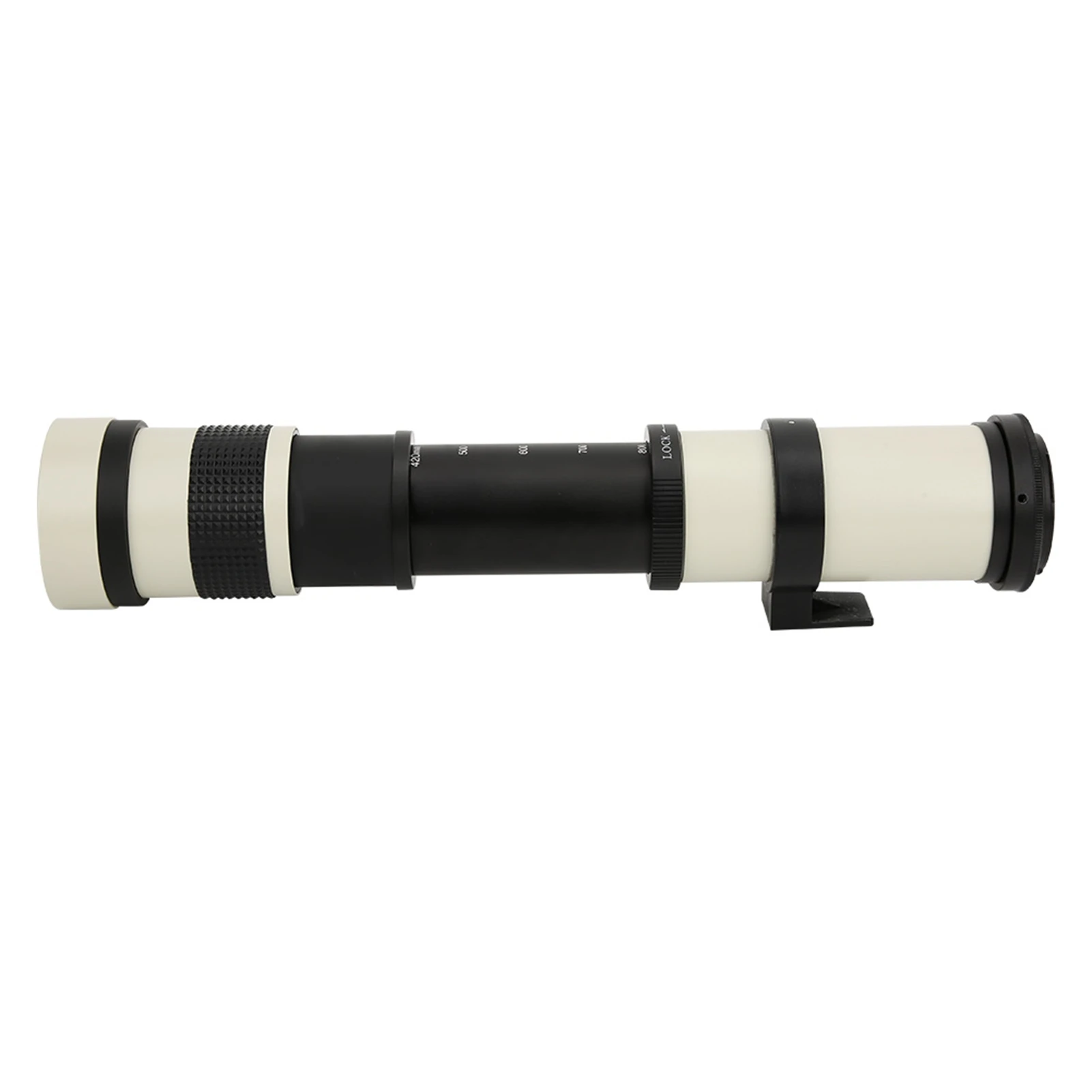 Telephoto Lens 420800mm Aperture F 8.316 Full Manual Focusing Zoom for EF-S Mount Camera Manual Zoom