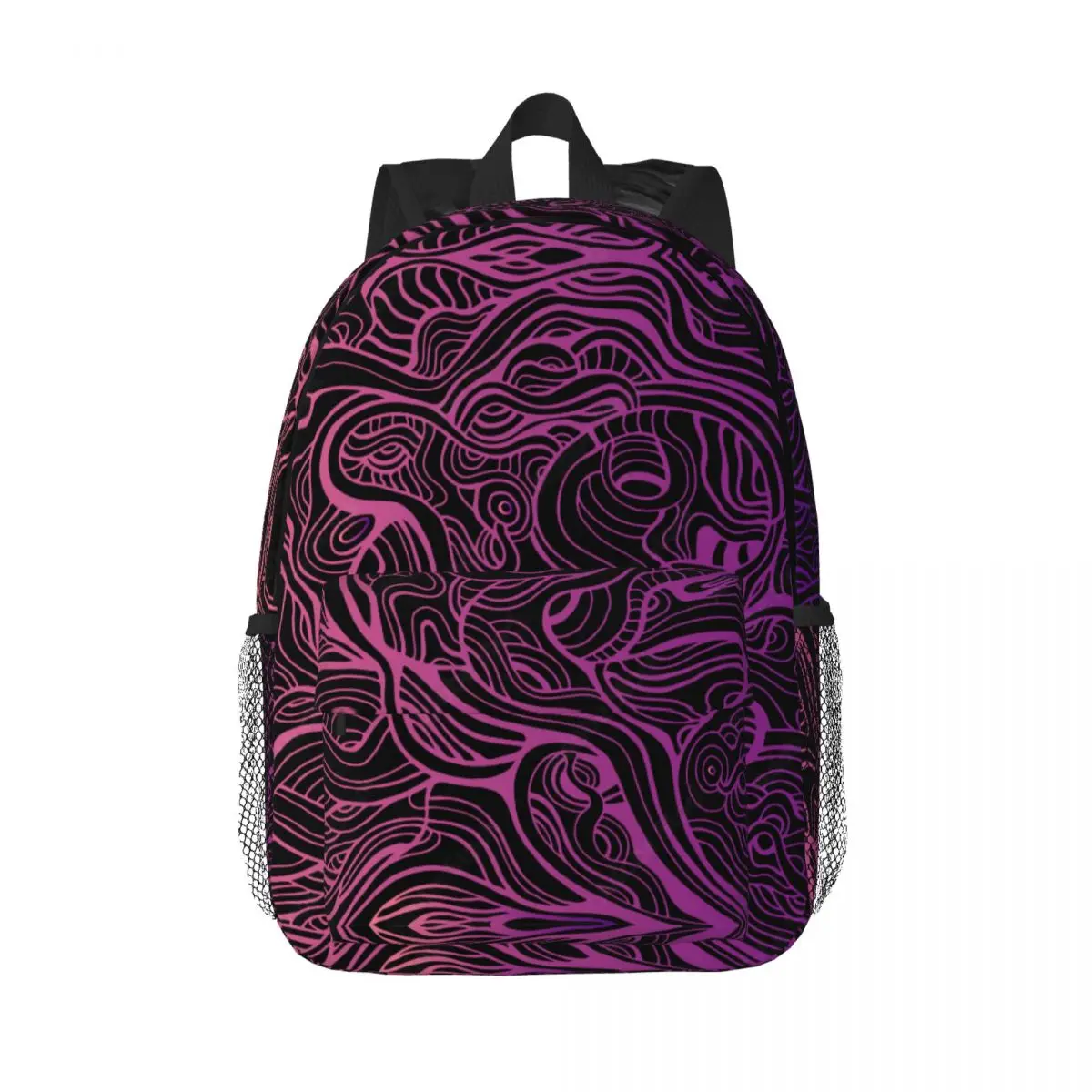 

Swirl Crazy Lines Psychedelic Pattern Backpacks for Women Men School College Students Bookbag Fits 15 Inch Laptop Bags