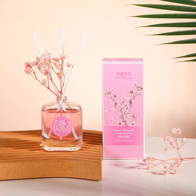 50ml romantique rose maison parfum huile aromathérapie Reed diffuseur huile intérieure fraîcheur Reed diffuseur ensemble pour hôtel maison toilette 3