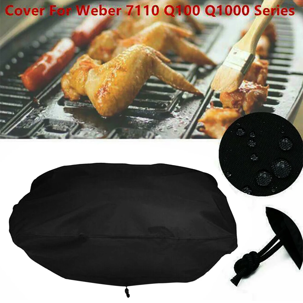 Barbecue Cover Round BBQ Cover Waterproof 210D Oxford Dust-proof Anti-UV Grill Heavy Duty Outdoor Garden Barbecue bbq cover