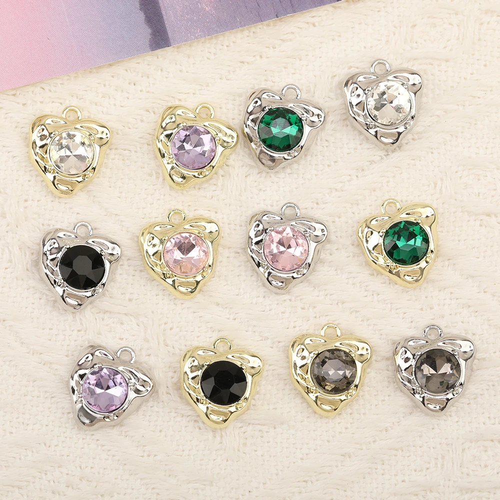 

Cordial Design 50Pcs 15*17MM Heart Shape/Rhinestone/Alloy/DIY Making/Multi Designs/Charms/Jewelry Findings & Components