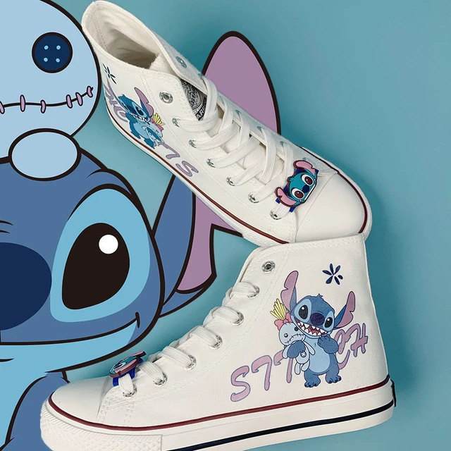 Lilo & Stitch-zapatos de lona con patrón de monstruo pequeño de