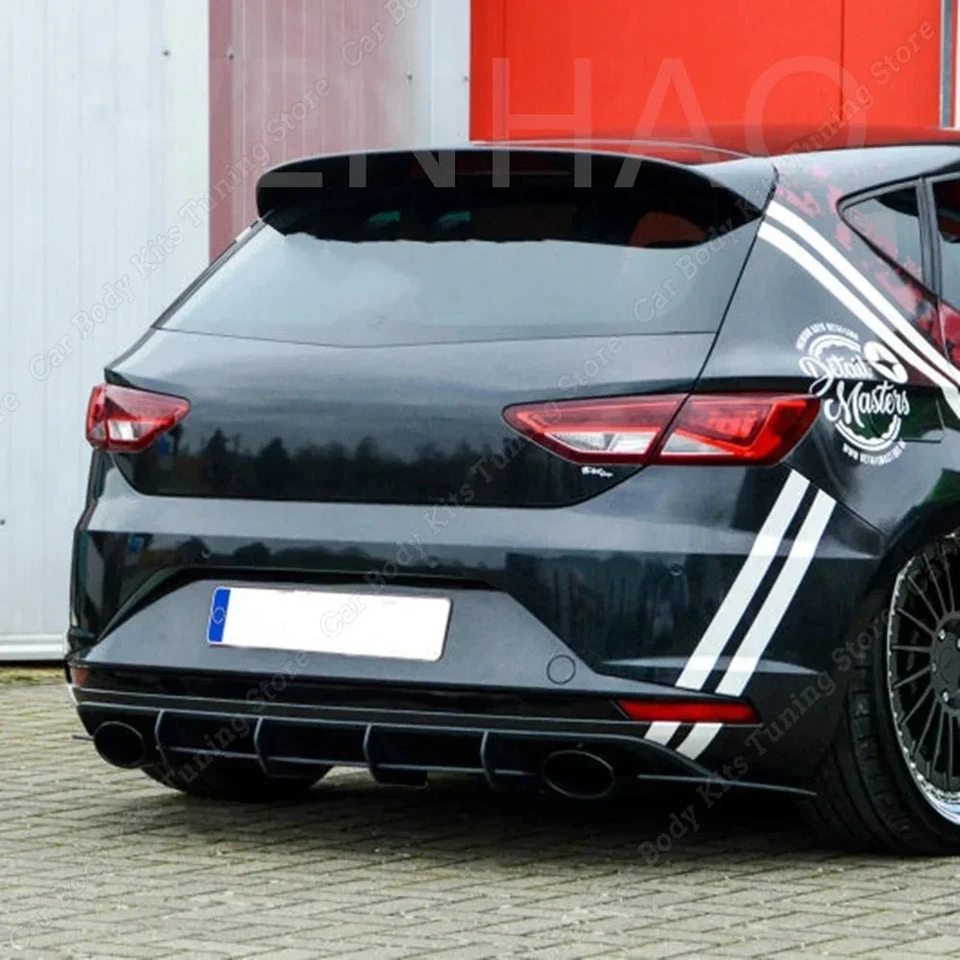 For Seat Leon Mk3 Cupra Front Bumper Spoiler Lip Body Kit