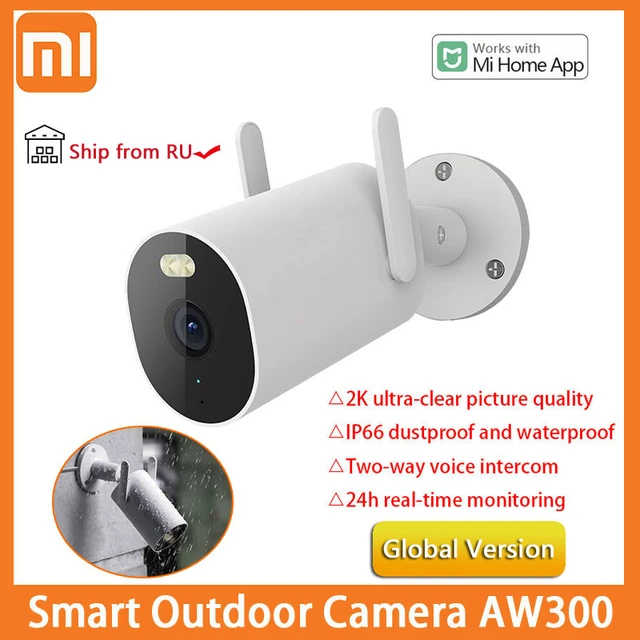 Xiaomi Wi Fi Câmera Ao Ar Livre Inteligente Aw300 2k Visão Noturna De Cor  Cheia Ip66 À Prova Dwaterproof Água De Vigilância De Vídeo Câmera De  Segurança Em Casa - Câmera Ip -