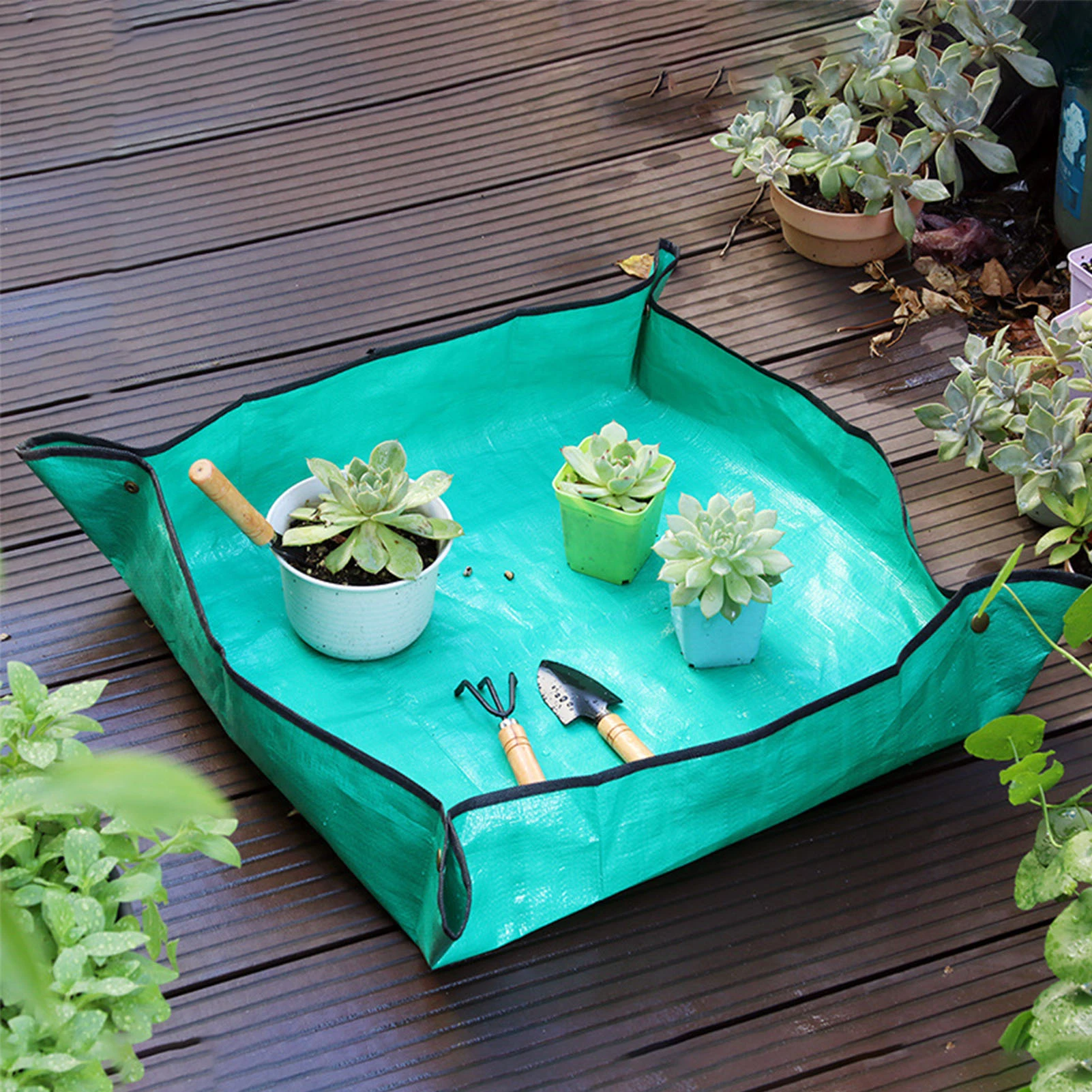 Potting Mat,waterproof Plant Mat Foldable Gardening Garden Flower