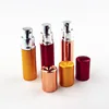 1PC 5ml 10ml Portable Mini Perfume Glass Bottle Travel Aluminum Spray Atomizer Empty Metal Parfume Atomiser Sprayer 2