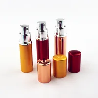 1PC 5ml 10ml Portable Mini Perfume Glass Bottle Travel Aluminum Spray Atomizer Empty Metal Parfume Atomiser Sprayer 2
