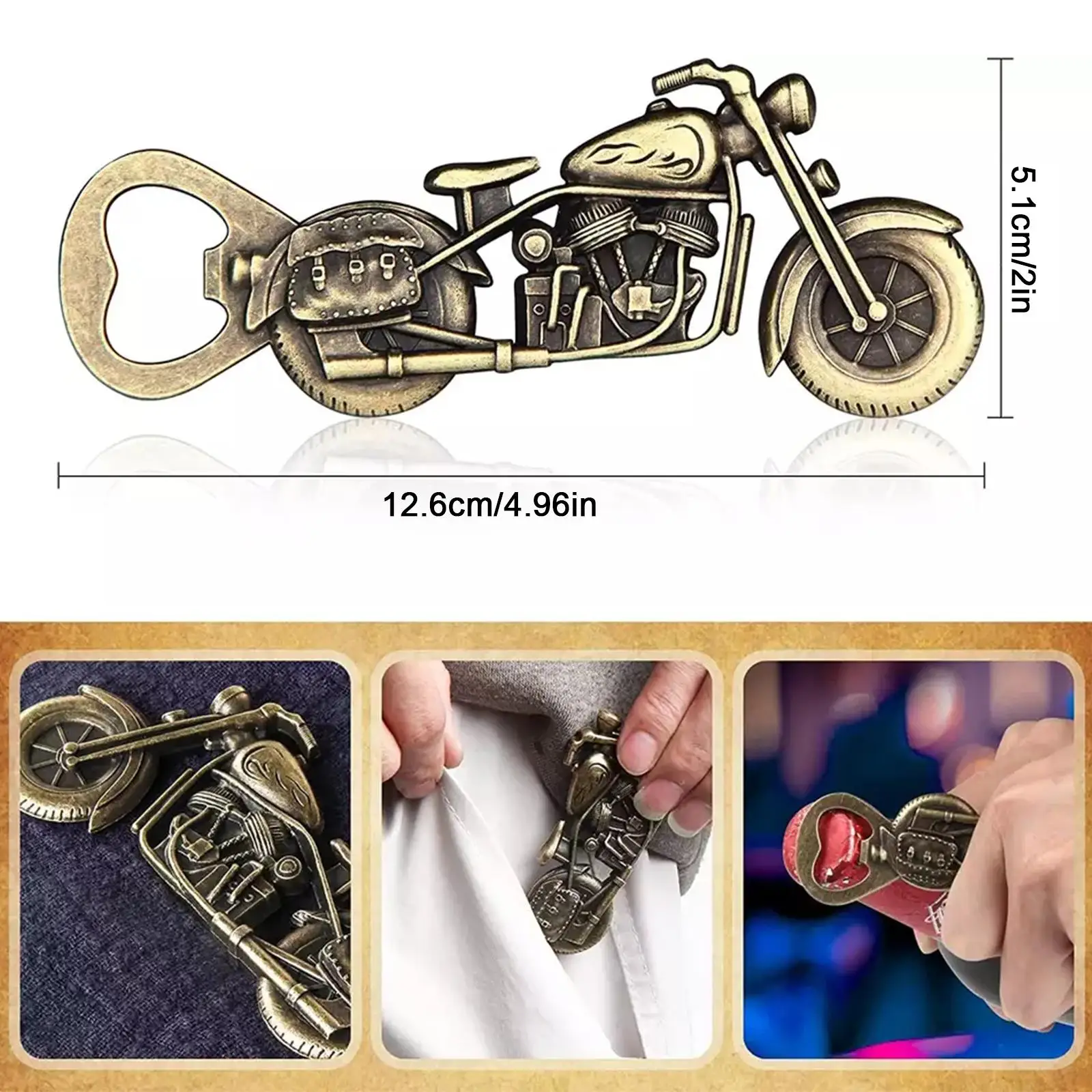 1pc Beer Opener, Motorbike Beer Bottle Opener, Beer Gifts For Men,  Motorcycles Gifts, Birthday Gifts For Dad, Husband, Boyfriend, Biker,  Motorbike Lov