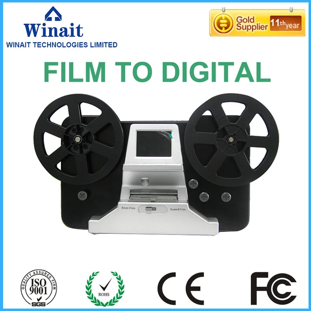 8mm & Super 8 Reels to Digital Film Scanner Converter 