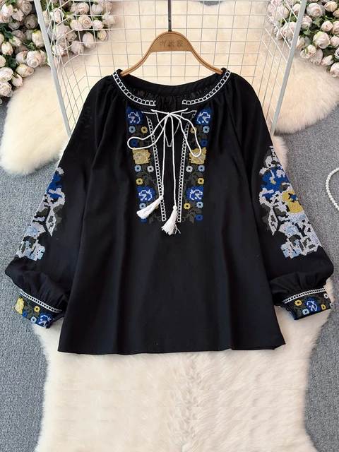 トップス Hella embroidery blouse embroidery blouse - Hella (ヘラ）公式通販サイト