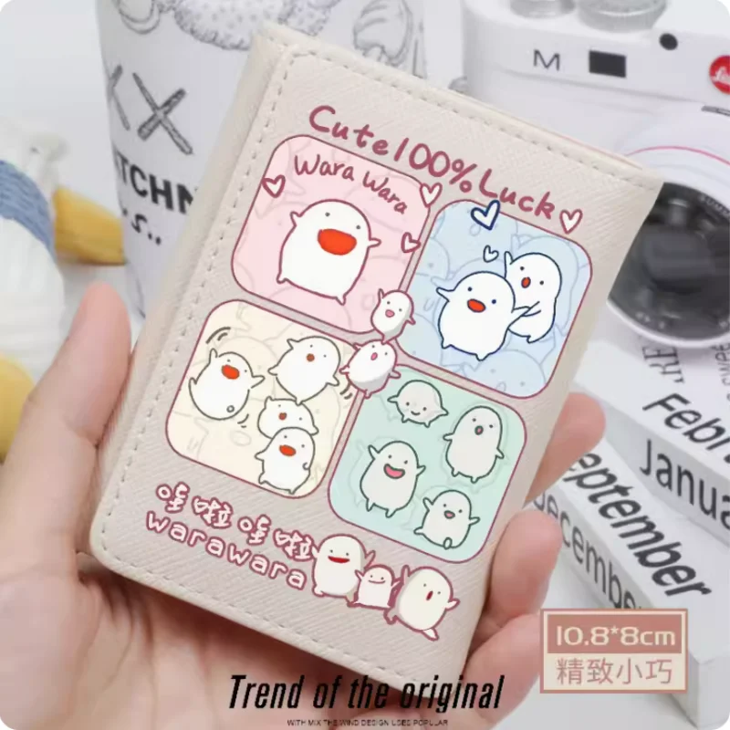 Anime The Boy and the Heron Fashion Wallet PU Purse Card Holder Hasp Money Bag Cosplay Gift B1395
