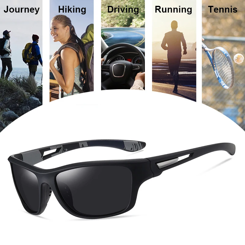 Description Picture 2 of itemSports Polarized Sunglasses Fashion UV400 Eyewear for Driving Fishing Hiking Running Cycling Men Women Unisex Outdoor Glasses