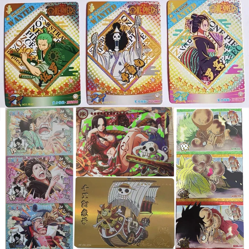 

Аниме One Piece Luffy Nami Nicorobin seraphe Charlotte Linlin, мультяшная игра, коллекционная карточка, игрушка, подарок на день рождения