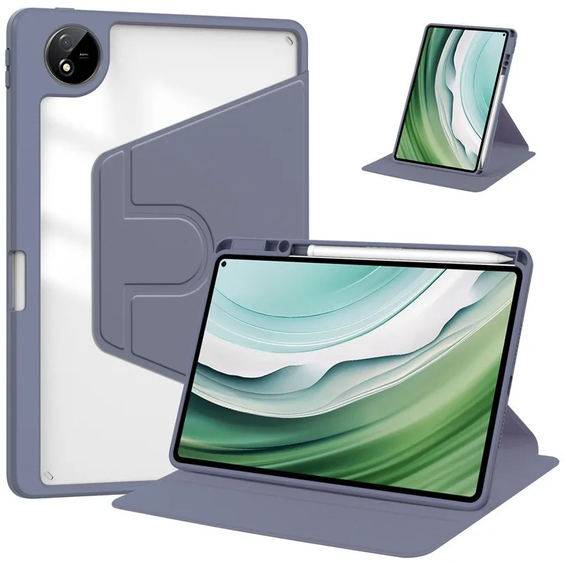 Premium Acrylic 360° Rotating Protective Tablet Case Cover