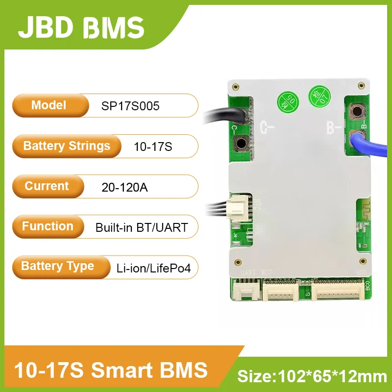 JBD BMS Automatically Identify 7S-14S Bluetooth APP Smart BMS