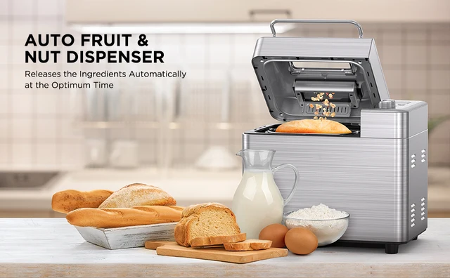 Dmwd 750g Multi-functional Mini Bread Maker Ice Cream Fermenter Machine  Intelligent Easy Bread Machine Breadmaker Cooking Tool - Bread Makers -  AliExpress