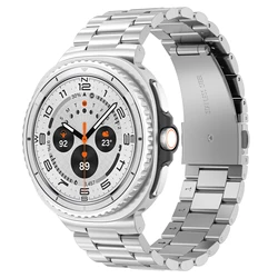 Stainless Steel Metal Watchband Bracelet for Galaxy Watch 9 (Sliver)