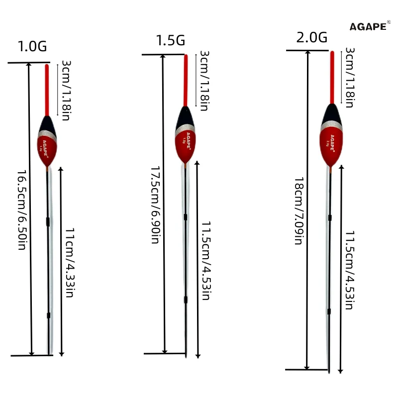 Agape10pcs/Lot Catch Carp Pole Fishing Floats Long Stick Bobbers Fluctuator  Buoys Oem Factory Store 210016 - AliExpress