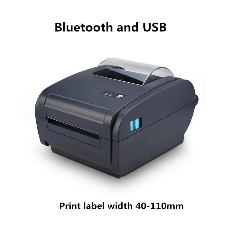 ZJ9210 Shipping Label Express Waybill Product Sticker Width 40-110mm USB Mobile Phone Bluetooth 4 Inch Thermal Barcode Printer best instant printer for iphone Printers