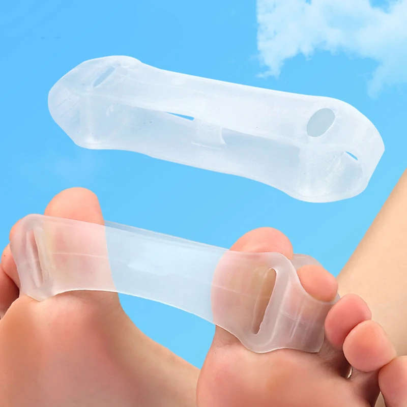 

Разделитель для пальцев ног, мягкий эластичный силиконовый ортопедический протектор при вальгусной деформации большого пальца, корректор большого пальца, распорки для облегчения большого пальца стопы