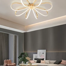 

Hongpin Aijia Flower Living Room Ceiling Lamp Nordic Girl Simple Modern 2021new Internet Celebrity Bedroom Lamps
