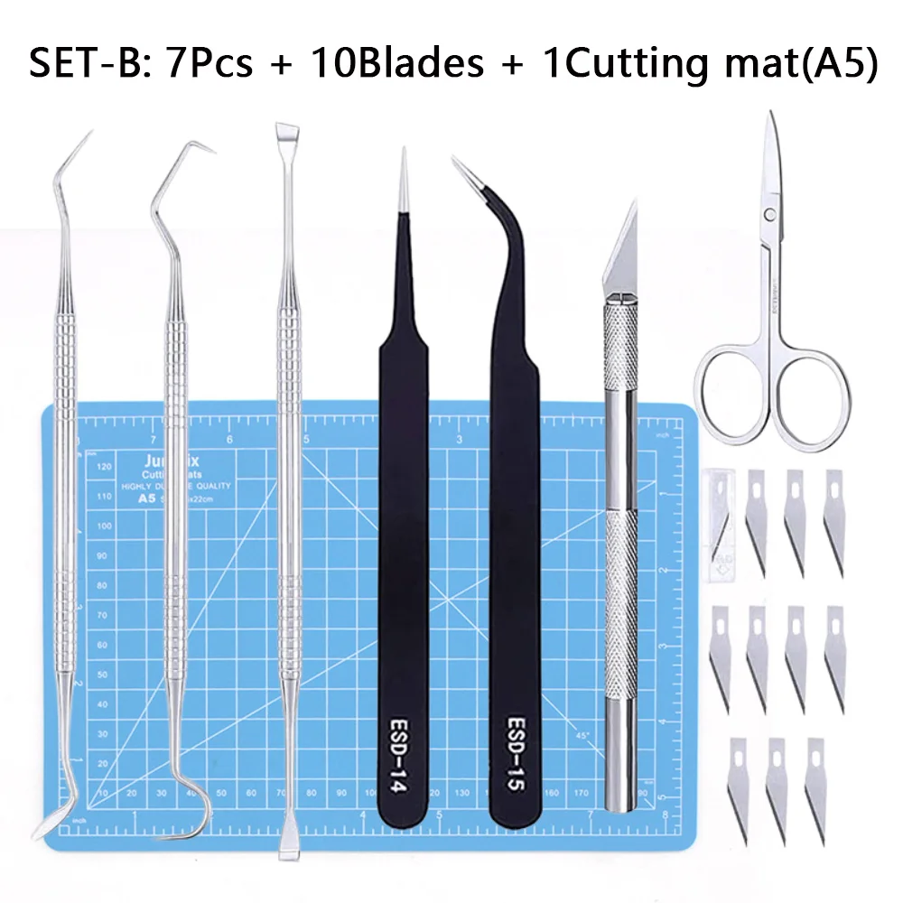 Craft Vinyl Weeding Tool Set Dried Flower Basic Handmade Tools DIY Kit Silhouettes Cameos Lettering Scrapbooking