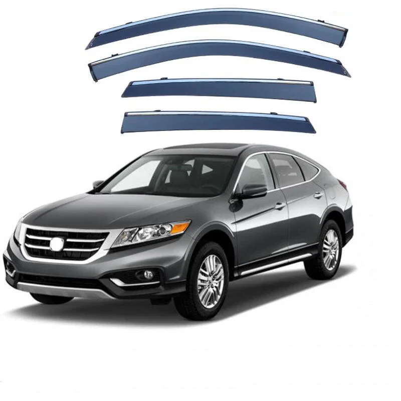 Car Window Visor Rain Guard Side Window Deflector Weather Shield For Crosstour 2009 2010 2011 2012 2013 2014 2015 2016 2017-2021