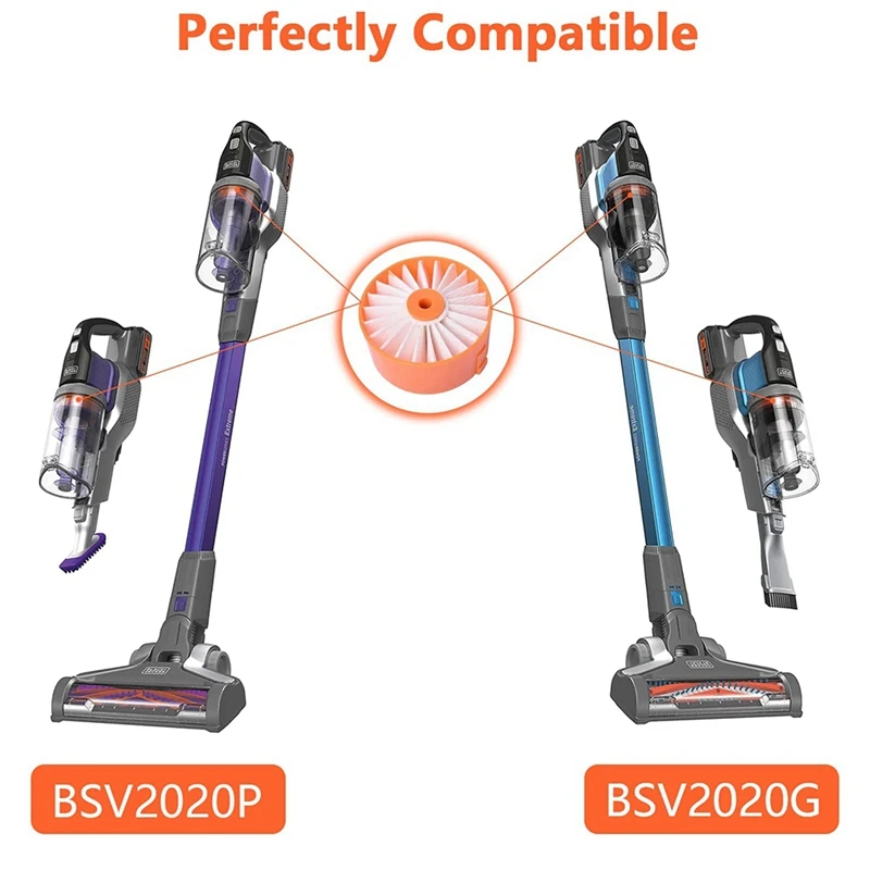 Filter Replacement for Black and Decker POWERSERIES Extreme Cordless Stick  Vacuum BSV BSV2020 BSV2020P BSV2020G Replace Part # BSVF1 (4 PACK)