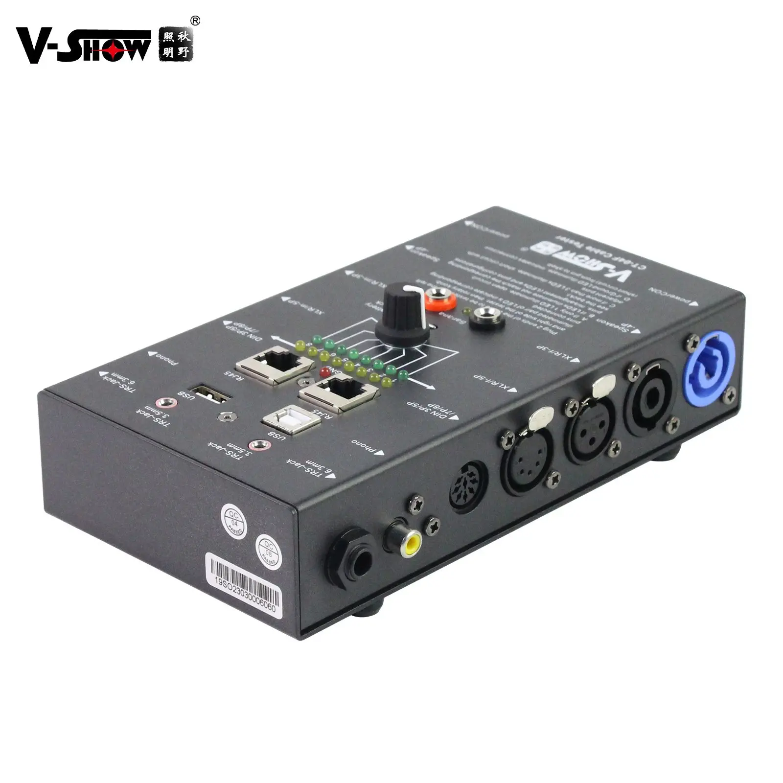 Testeur De Câbles SP-CT-1-U – XLR, RCA, DIN, Speakon, Jack, USB (neuf)