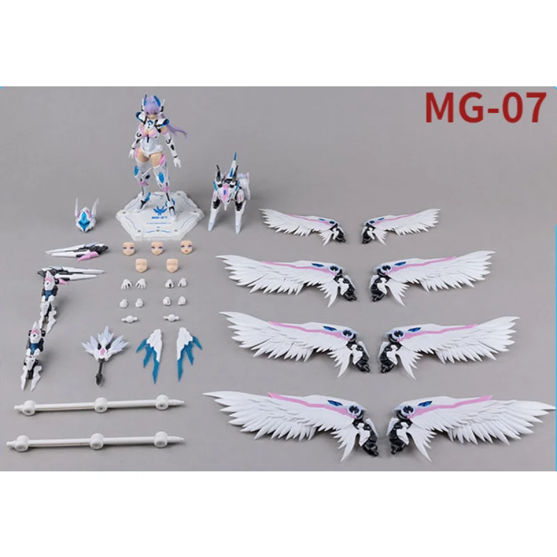 

1/10 Original Ms.General ZHUGELIANG BaiZe MG-07 Megami Device Assembly Mobile Suit Girl Anime Figure Assembly Model Doll