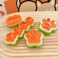 1PC Antistress Foot Simulated Watermelon Decompression Toys Kawaii Antistress Stress Relief Slow Rising Toys 1
