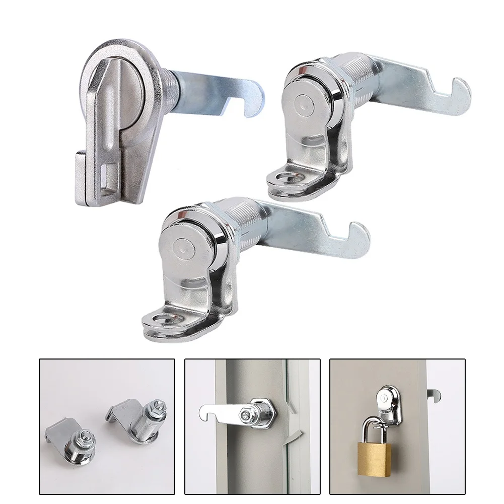 Description Picture 2 of item20MM 25MM Turn Tongue Lock Padlockable Storage Cabinet Lock Furniture Cam Lock Outdoor Waterproof Door Hardware Home Improvement