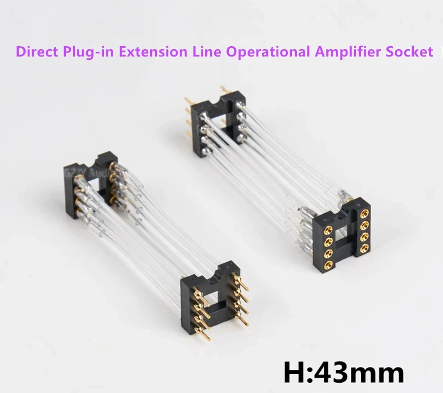 Excellent DIP-8 Straight Plug Extension Socket OP AMP Op Amp IC With ...