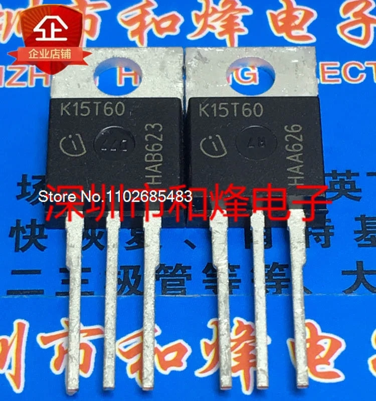 

(5PCS/LOT) K15T60 IKP15N60T TO-220 MOS 600V 15A