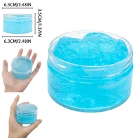 120ml Crystal Crunchy Slime Glimmer Super Soft Putty And Non-Sticky Jelly Clear Slime Plasticine Stress Relief Clay Party Favor 1