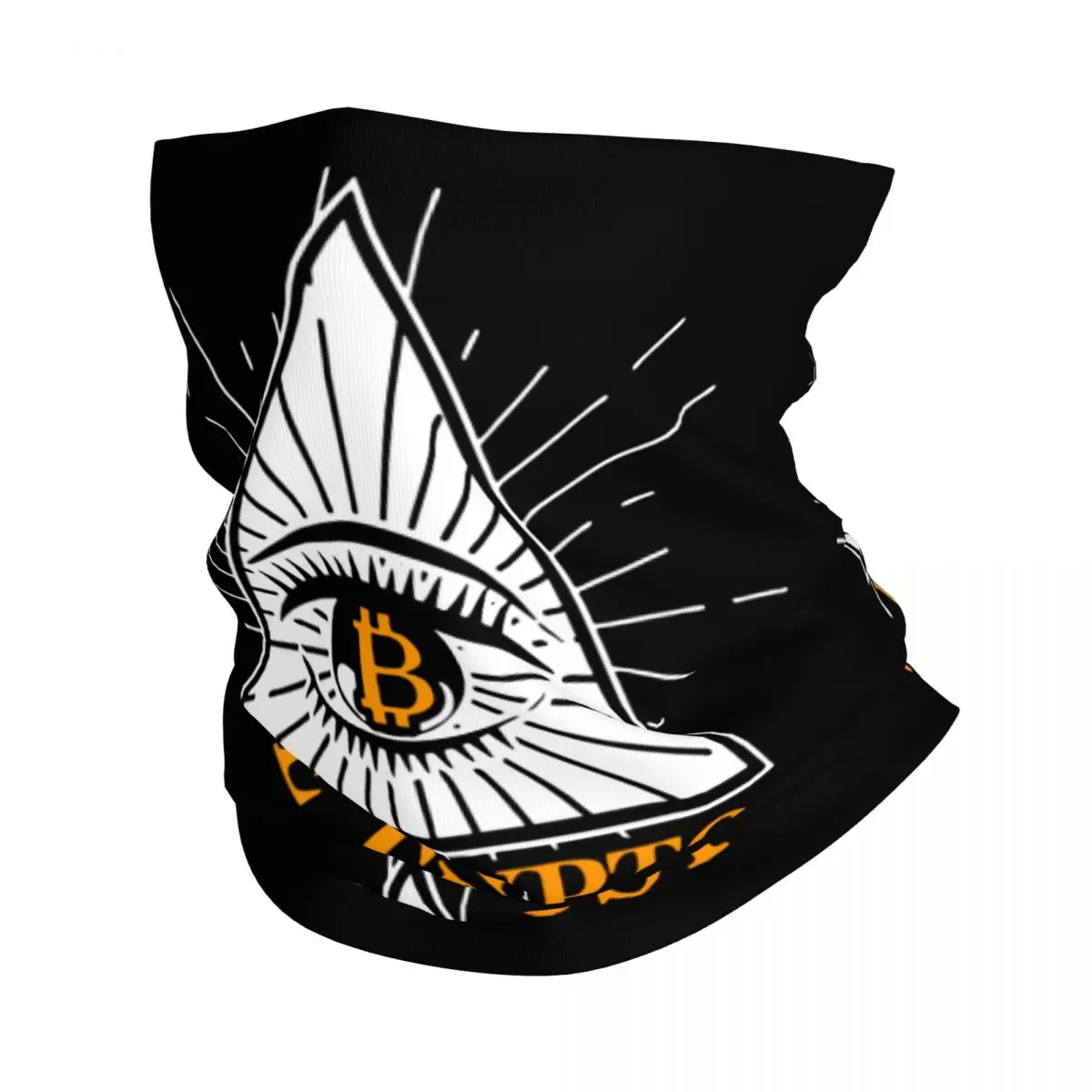 

In Crypto We Trust Bitcoin Bandana Neck Gaiter Printed Mask Scarf Multi-use Headband Outdoor Sports Unisex Adult All Season